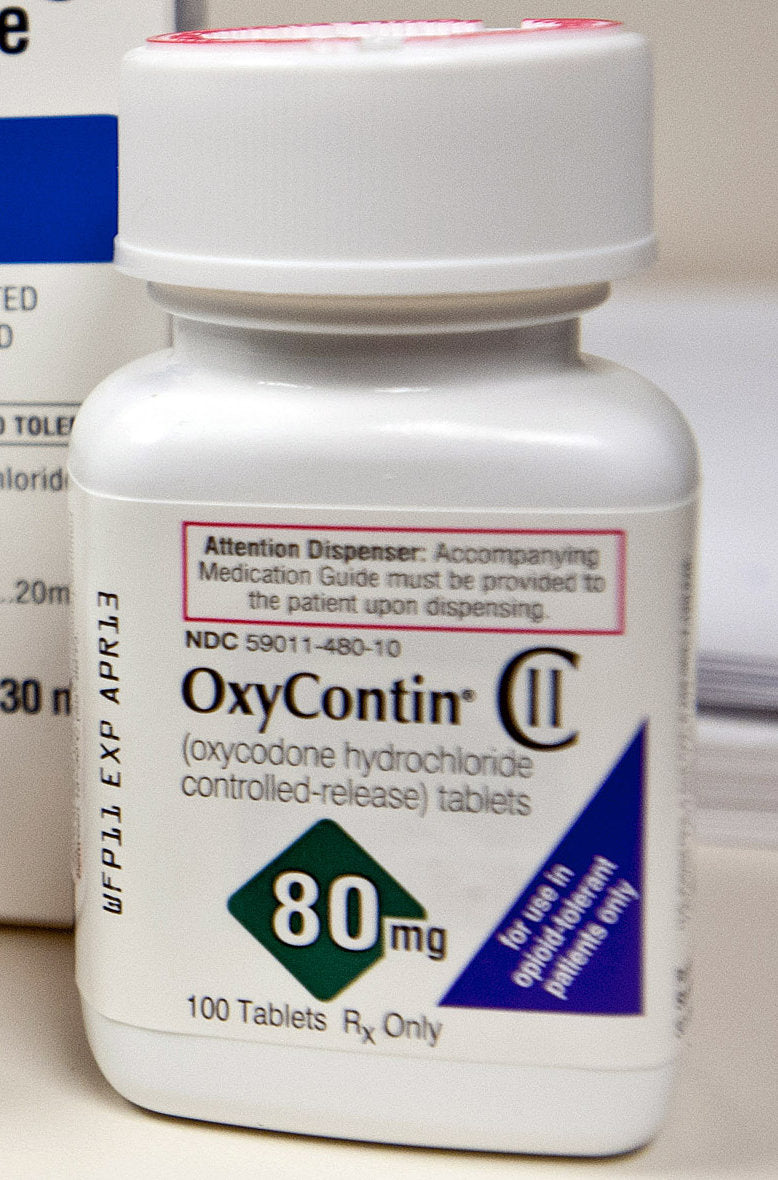 OXYCODONE hydrochloride CP 80 mg - OxyContin (100 tablets)